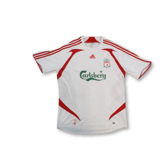 Maillot de football rétro extérieur Liverpool FC N°19 BABEL 2007-2008